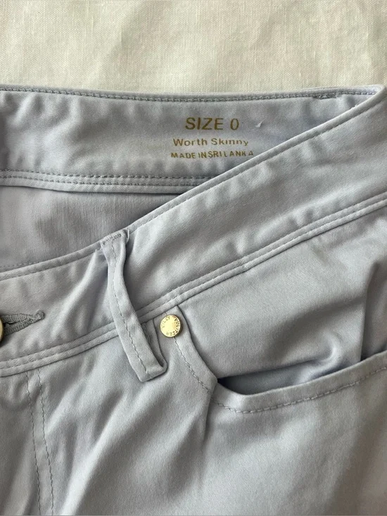 LILLY PULITZER Worth Skinny Pant in Light Lavender in Size 0 - Picture 4 of 10